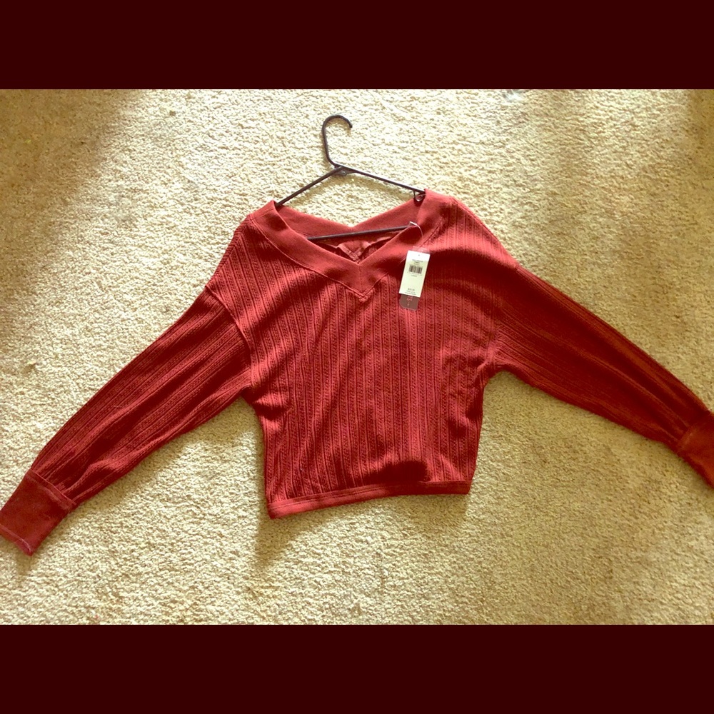Off the shoulder sweater